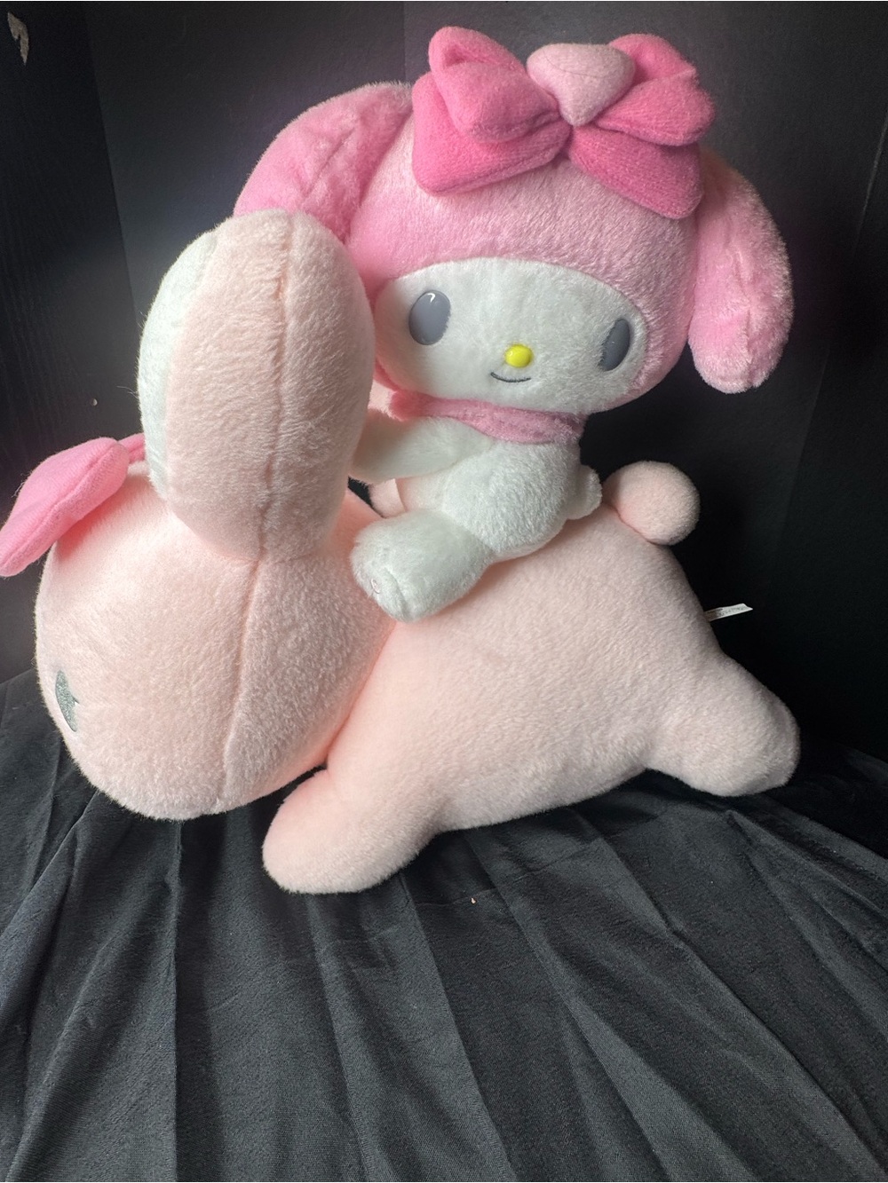Sanrio My Melody & Rabbit Nokkari Plush Toy Japan Limited Item Cute Kawaii